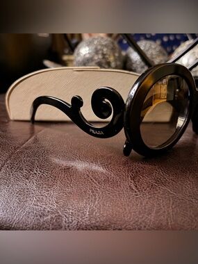 Prada SPR 27N Minimal Baroque Sunglasses